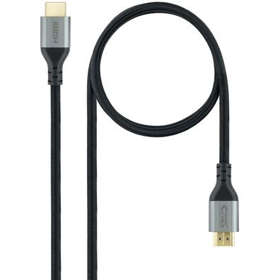 Cabo HDMI 2,1 Nanocável Ultra High Speed 2m Negro