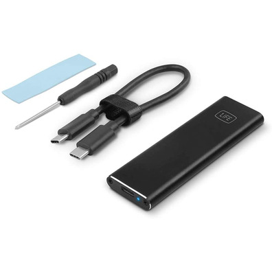 Caja Sá SSD M.2 1Life USB-C Negra