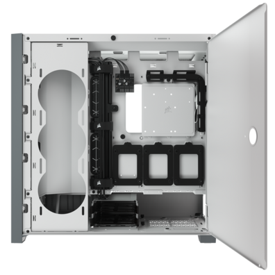 Caja Semitorre Corsair 5000D Temeado Glass White