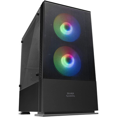 Caja Semitorre Mars Gaming MCZ Black MicroATX/Mini-ITX