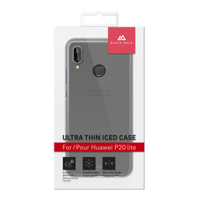 Carcaça​​​​​​​ Huawei P20 Lite Black rock ultra fino gelado