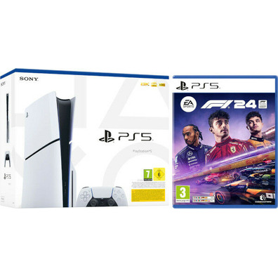 Consola PS5 Slim LIM EDITION + DUALSENSE (1TB) + EA SPORTS F1 24