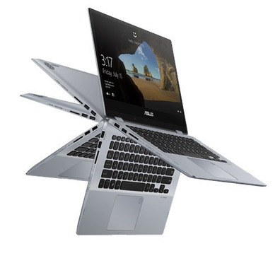 PORTATIL ASUS VIVOBOOK FLIP TP412FA-EC453T 8145U 14" FHD PEN 4GB 256SSD HDMI USB W10