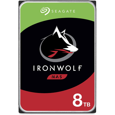 Disco Duro Seagate 3,5 '' 8TB SATA 3256,MB IronWolf