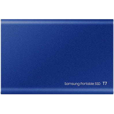 Disco rígido SSD Samsung Portátil T7 500GB USB Azul