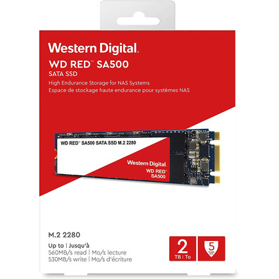 Disco M.2 Western Digital SA500 NAS WDS200T1R0B SSD 2TB