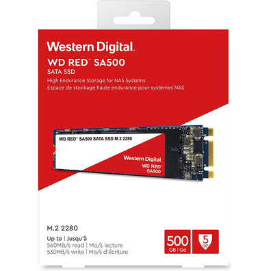 Disco M.2 Western Digital SA500 NAS WDS500G1R0B SSD 500 GB