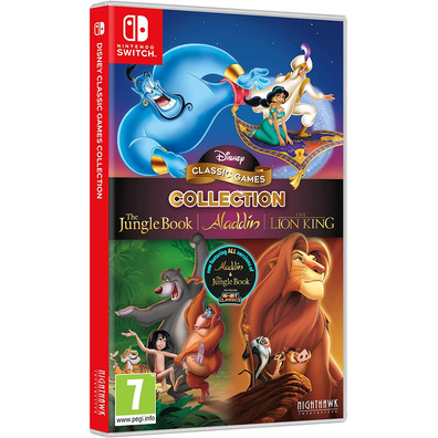 Coleção Disney Classic Games Collection (Aladdin, Rey León, El Libro de la Selva) Switch