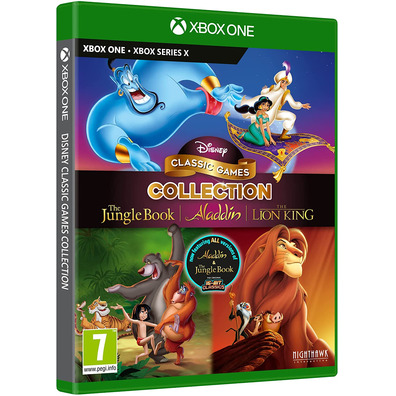 Coleção Disney Classic Games Collection (Aladdin, Rey León, El Libro de la Selva) Xbox One / Xbox Se