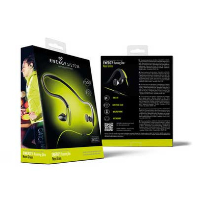 Fones Deportivos Energy Running One Neon Green