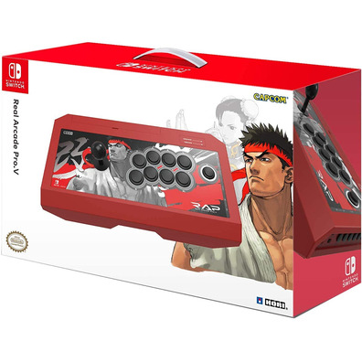 Brigas Stick Hori Real Arcade Pro. V Street Fighter II Ryu