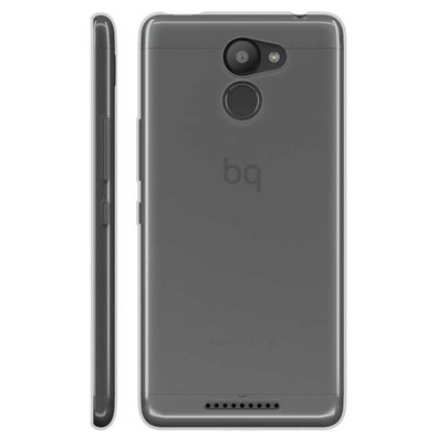 Funda BQ Aquaris U Plus Bubble Transparente