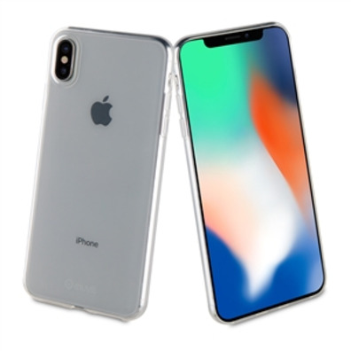 Capa de Vidro Soft iPhone XS Max Transparente Muvit