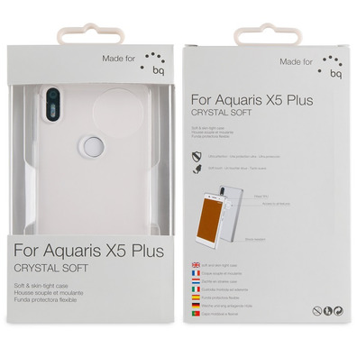 Crystal Soft Transparente Aquaris X5 Plus Made For bq