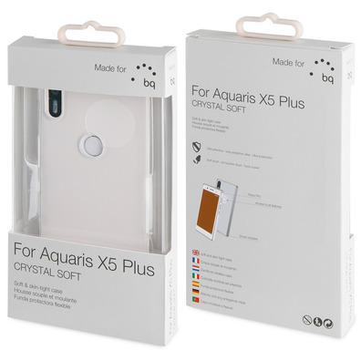 Crystal Soft Transparente Aquaris X5 Plus Made For bq