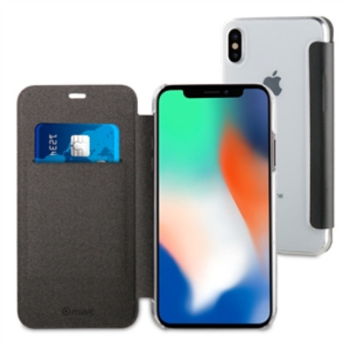 Capa Folio iPhone XS Max muvit Preto