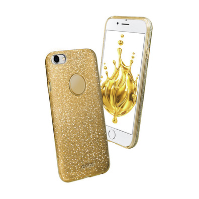 Funda Sparky Glitter iPhone 7 Oro SBS