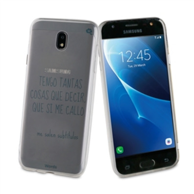 Transparente TPU Cover Legendas Samsung Galaxy J5 2017 palavras