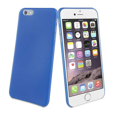 Funda ultrafina Classic Azul Oscuro iPhone 6 Plus Muvit