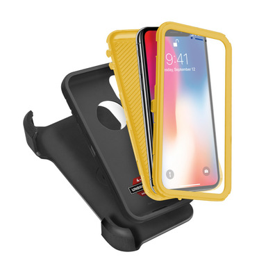 Capa Unbreakable, com clip de cinto para iPhone XS/X SBS