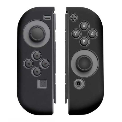 Fundas Silicona para Comandos Joy-Con Nintendo Switch - Preto