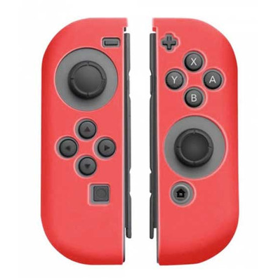 Fundas Silicona para Comandos Joy-Con Nintendo Switch - Vermelho