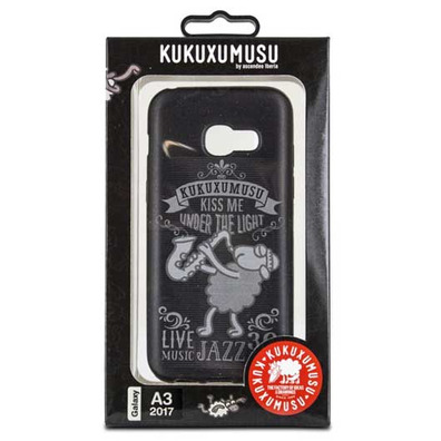 Funda TPU Preto Bildot Sax Samsung Galaxy A3 2017 Kukuxumusu