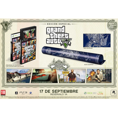 Grand Theft Auto V Xbox 360 Edição especial