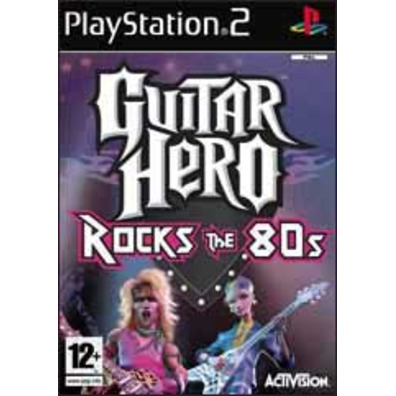 Guitar Hero: Rocks the 80s PS2 + Guitar