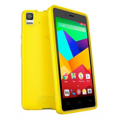 Funda Gummie BQ Aquaris E5S/E5 4G Amarelo