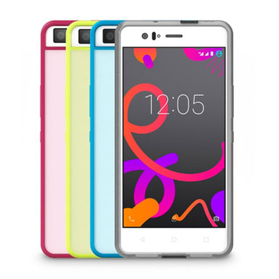 Funda Bq Aquaris M5 Gummy Lime