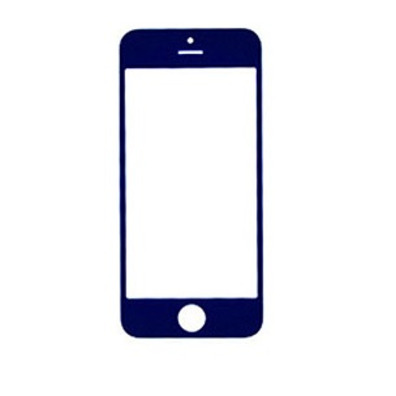 Cristal frontal para iPhone 5/5S/5C/SE Azul Oscuro
