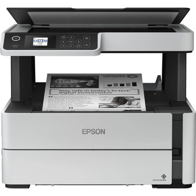 Impresora Multifunción Reargable Monocromo Epson Ecotank ET-M2170 WiFi/Dúplex/ Blanca