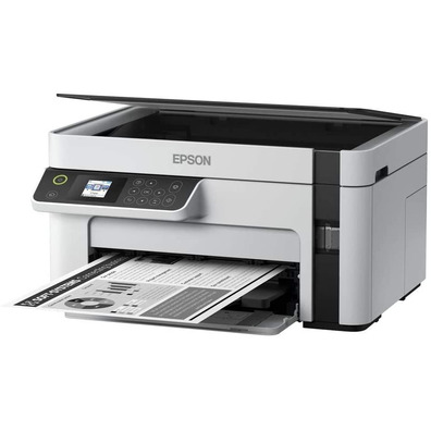 Impresora Reargável Monocromo Multifunción Epson Ecotank ET-M2120 WiFi Blanca