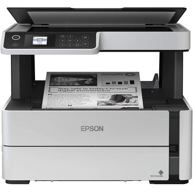 Impresora Reargável Monocromo Multifunción Epson Ecotank ET-M2140 Dúplex Gris