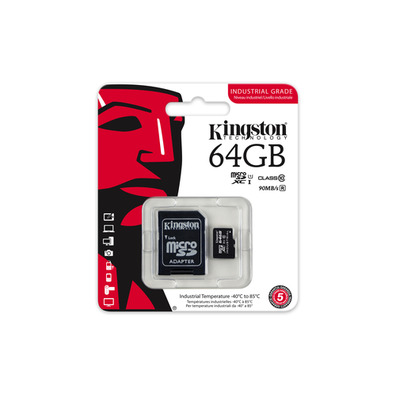 Kingston MicroSDXC 64gb uhs-i Clase 10 + Adaptador SD