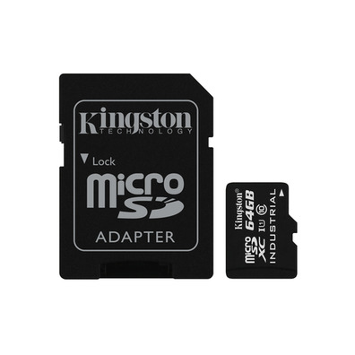 Kingston MicroSDXC 64gb uhs-i Clase 10 + Adaptador SD