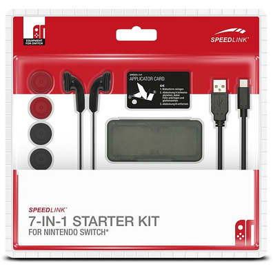 Kit de acessórios STARTER PACK 7 em 1 para Nintendo Switch