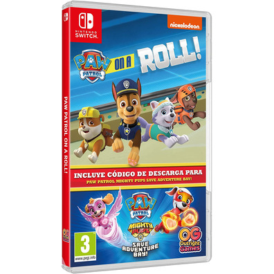 La Meia La Canina (Pawn Patrol) Em um Switch Roll + Mighty Pups