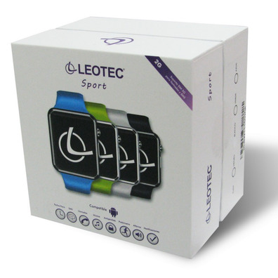 Smartwatch Leotec Bluetooth Sport Preto