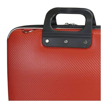 Maletín Carbono E-vitta Bag Carbón para Portáteis hasta 13,3 " Rojo