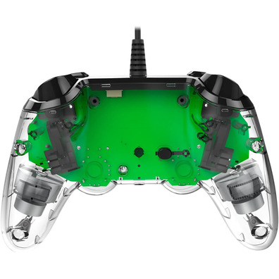 Mando Nacon Compact Wired Illuminado Verde Oficial PS4