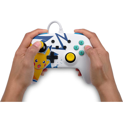 Mando Power A Wired Controller Pikachu High Voltage Nintendo Switch