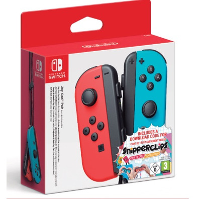 Joy-Con Set (Azul/Vernelho) + Snipperclips