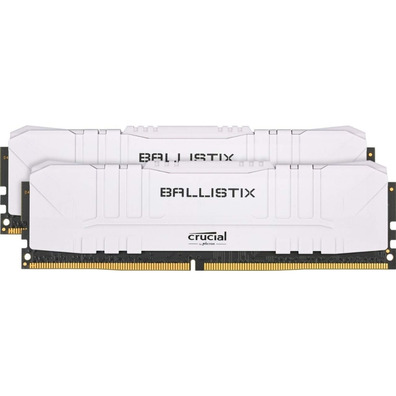  Memoria RAM Crucial Ballistix 16GB (2x8) DDR4 3200 MHz Blanco