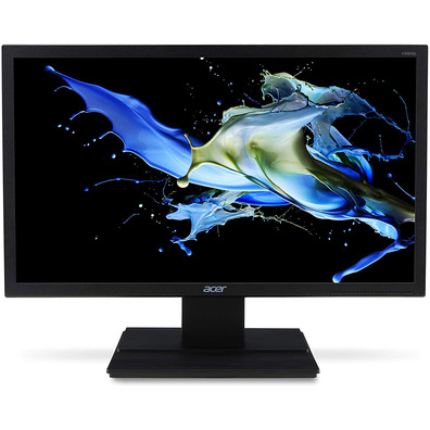 Monitor ACER V206HQLAb diodo EMISSOR de luz 19.5" Preto