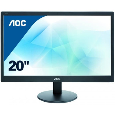 Monitor AOC E2070SWN 19.5" LED Preto