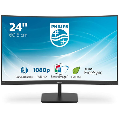 Monitor Curvo Philips E-Line 241E1SC 23,6 '' FHD