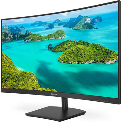 Monitor Curvo Philips E-Line 241E1SCA 23,6 " Full HD Multimídia Negro