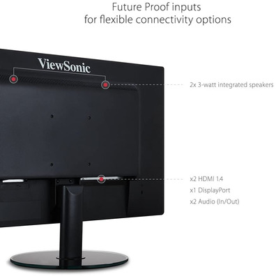 Monitor LED 27 '' Viewsonic VA2719-2K-SMHD IPS Negro